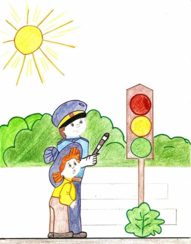 Рисунки по ПДД