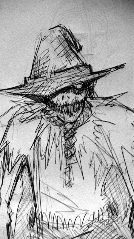 Жуткие картинки для срисовки