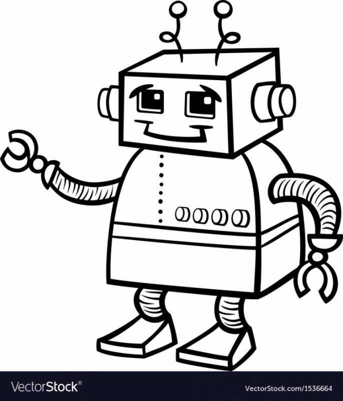 Изображение робота для детей