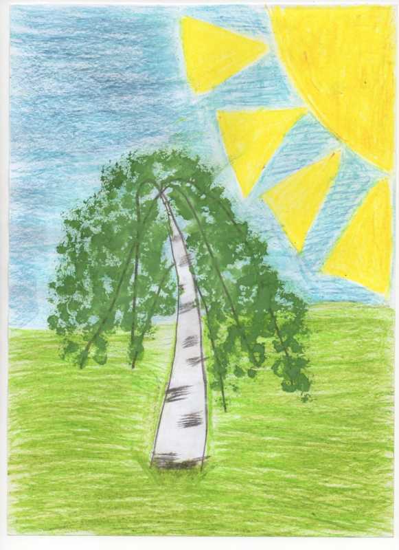 Детский рисунок Родина