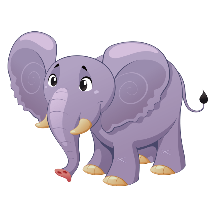Слоны мультяшные