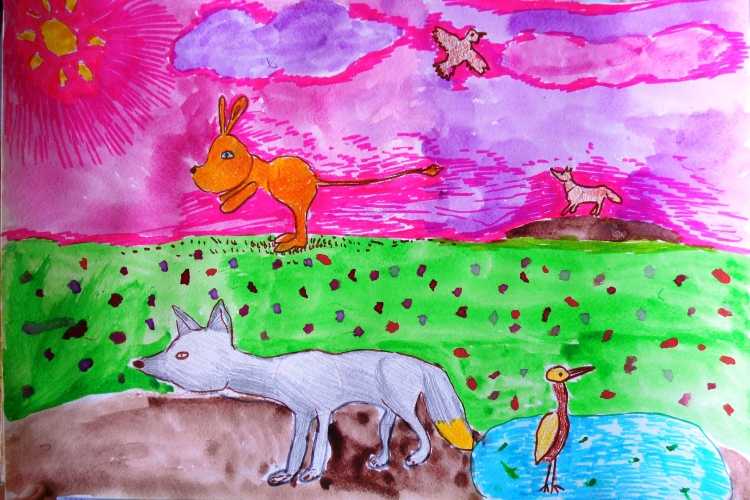 Богатство степи рисунки