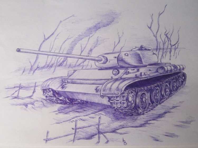 Набросок танка