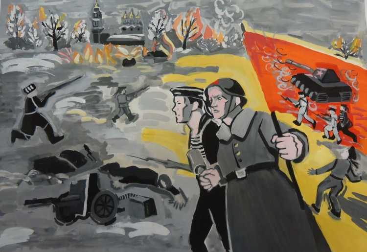 Рисунок на поле боя конкурс