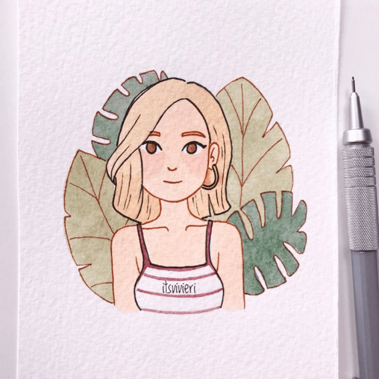 Лёгкие рисунки для скетчбука маркерами