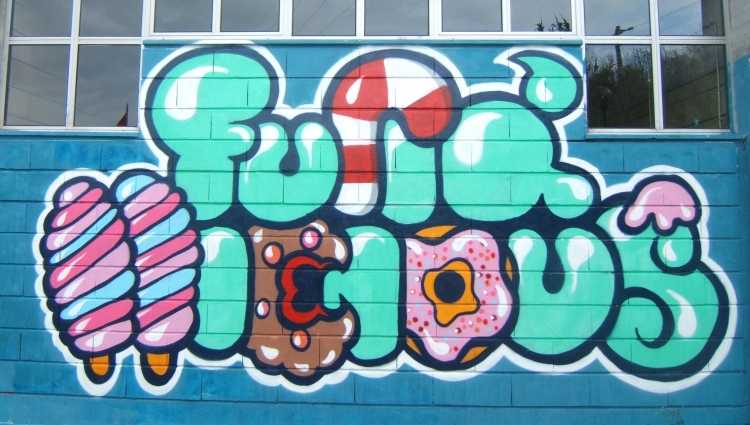 Граффити на бумаге карандашом