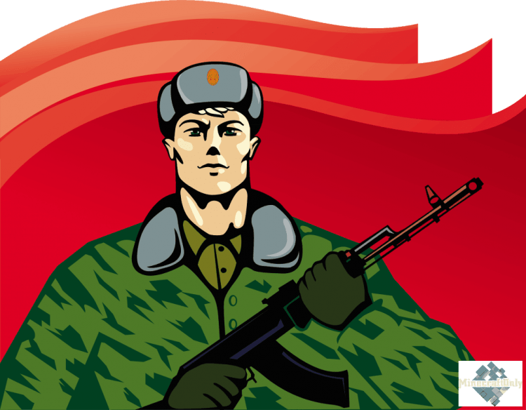 Раскраски военнослужащих для детей