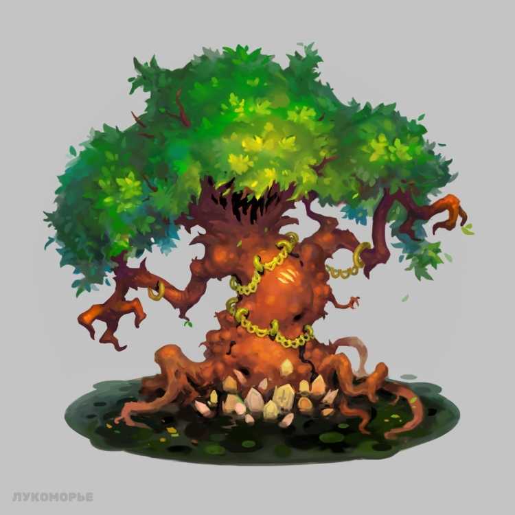 Сказочные герои у Лукоморья