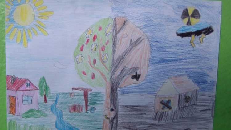 Конкурс рисунков Чернобыль глазами детей