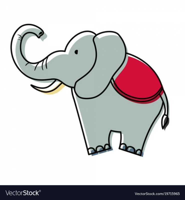 Слон мультяшный
