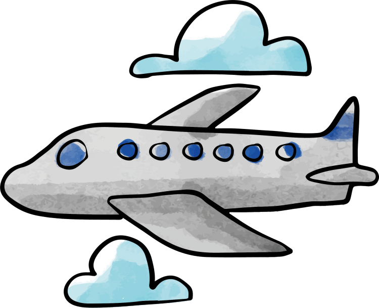Самолет рисунок