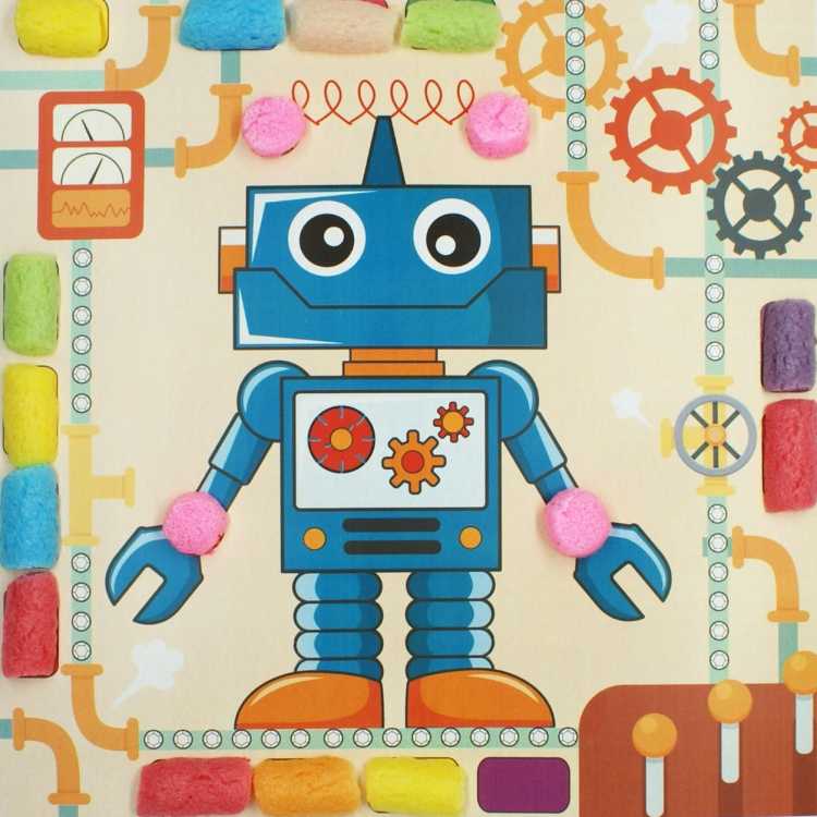 Игрушечный робот вектор