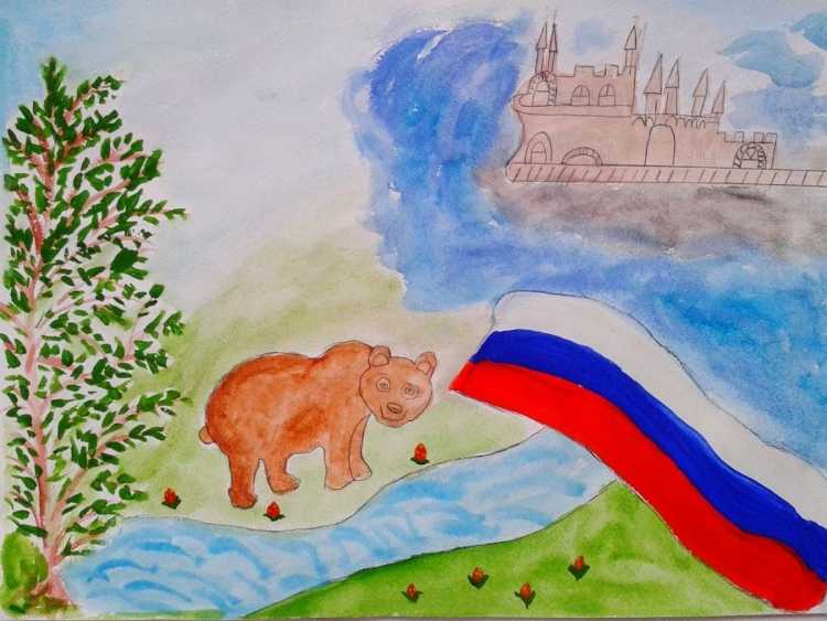 Рисунок моя Родина