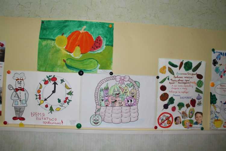 Продукты здорового питания рисунки