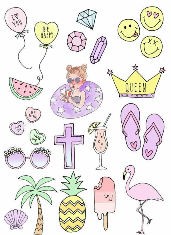 Милые зверята. Раскраска