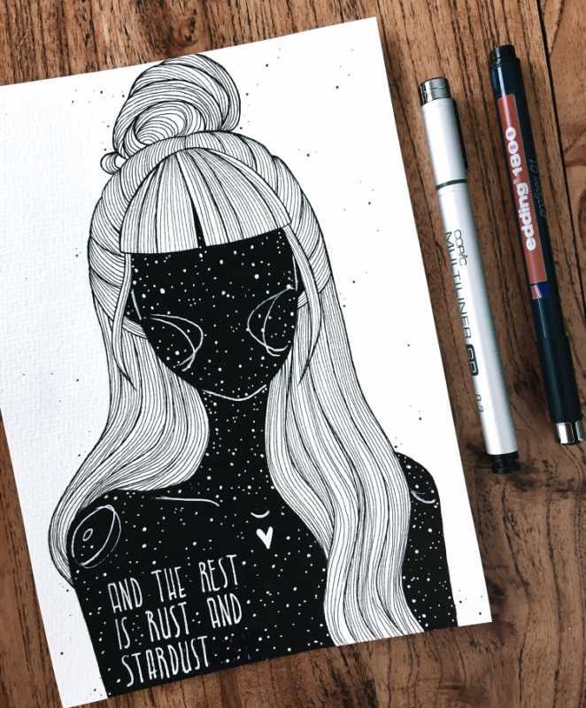 Рисование для скетчбука