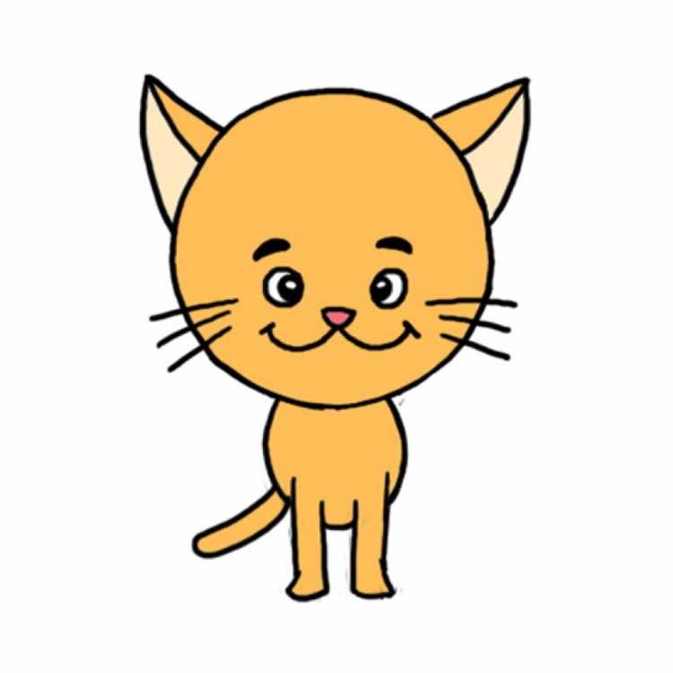 Котенок рисунок