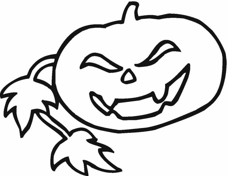 Раскраски чудовищ на Хэллоуин для малышей