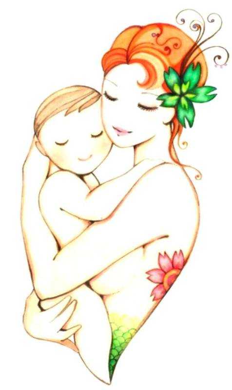 Рисунки для срисовки мами