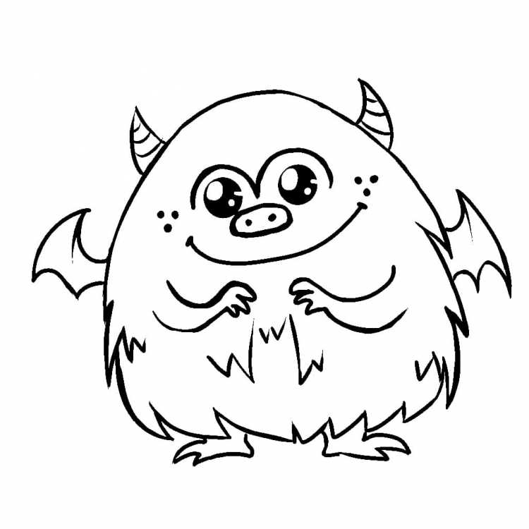 Рисунок монстрика карандашом