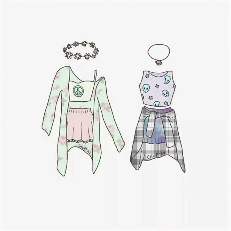 Одежда для срисовки