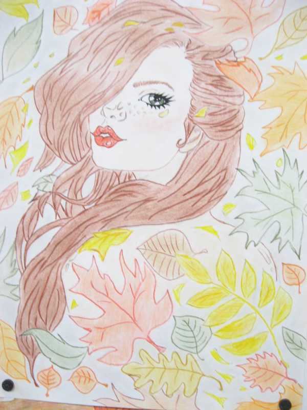 Осень набросок