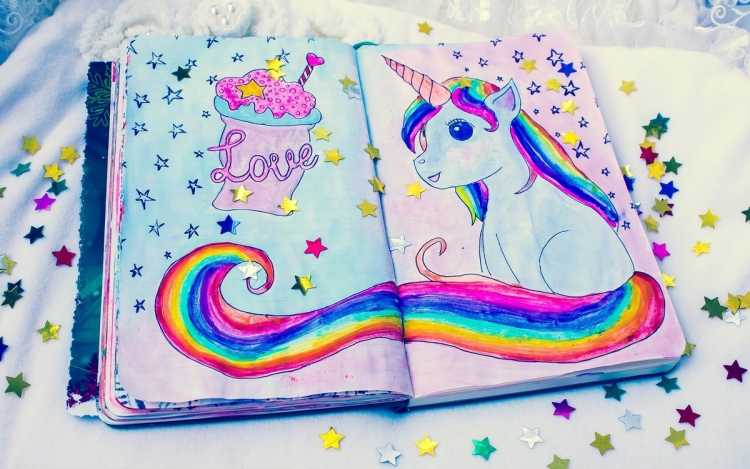 Рисунки на любую тему для личного дневника