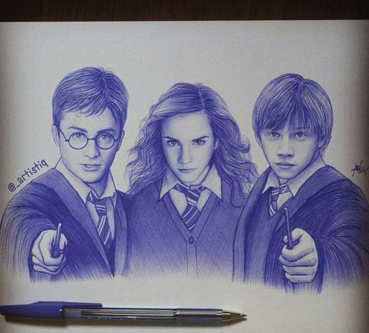 Рисунки из фильма Гарри Поттер