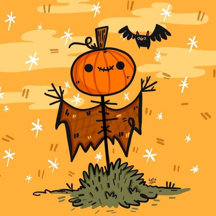 Хэллоуин рисунки красивые