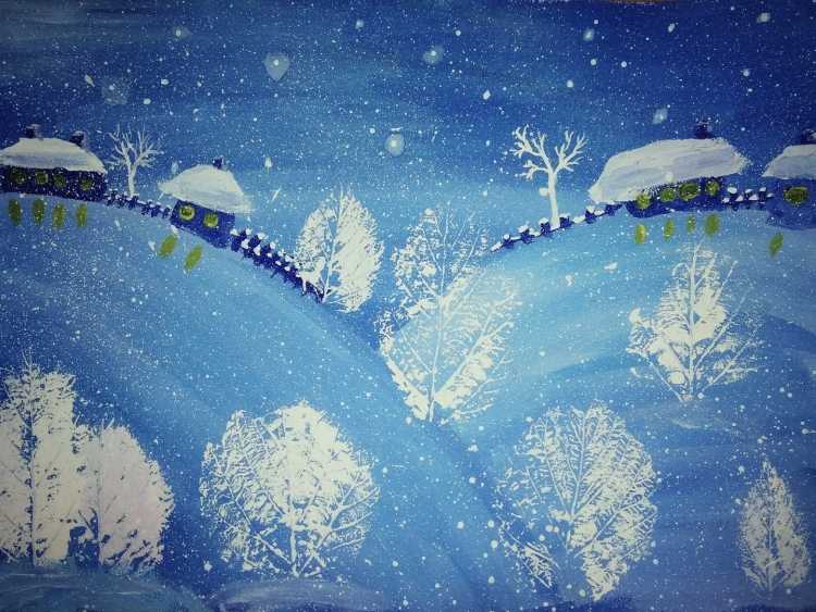 Детские забавы зимой