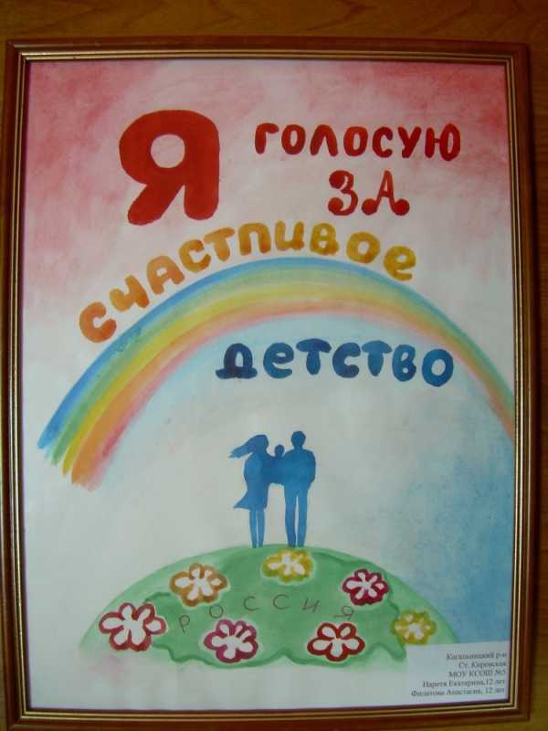 Выборы глазами детей рисунки