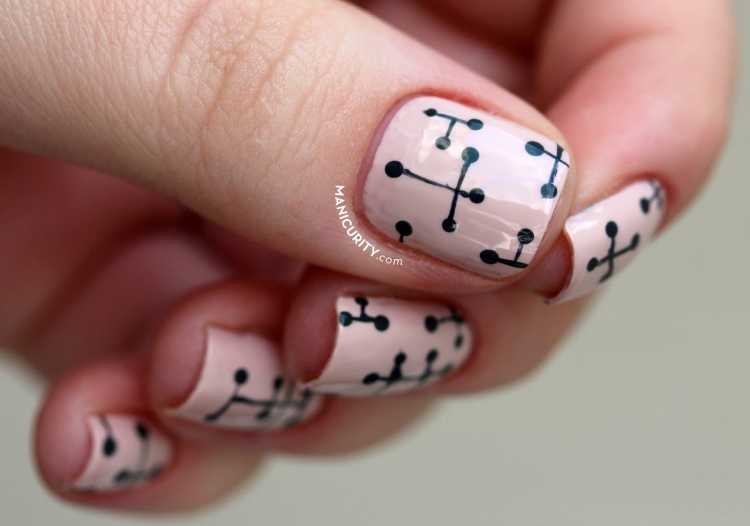 Цветочки на ногтях для начинающих