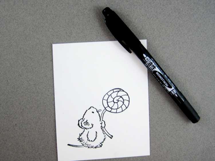 Простые рисунки гелевой ручкой в тетради