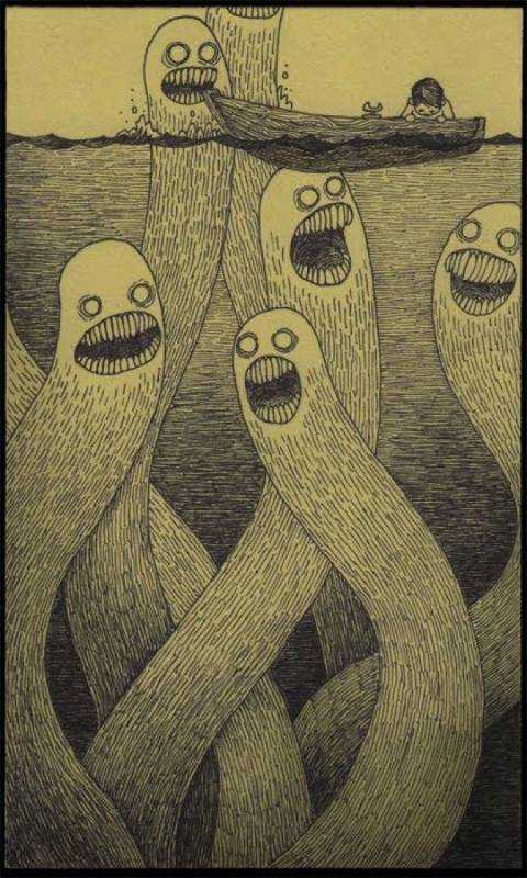 Жуткие рисунки карандашом