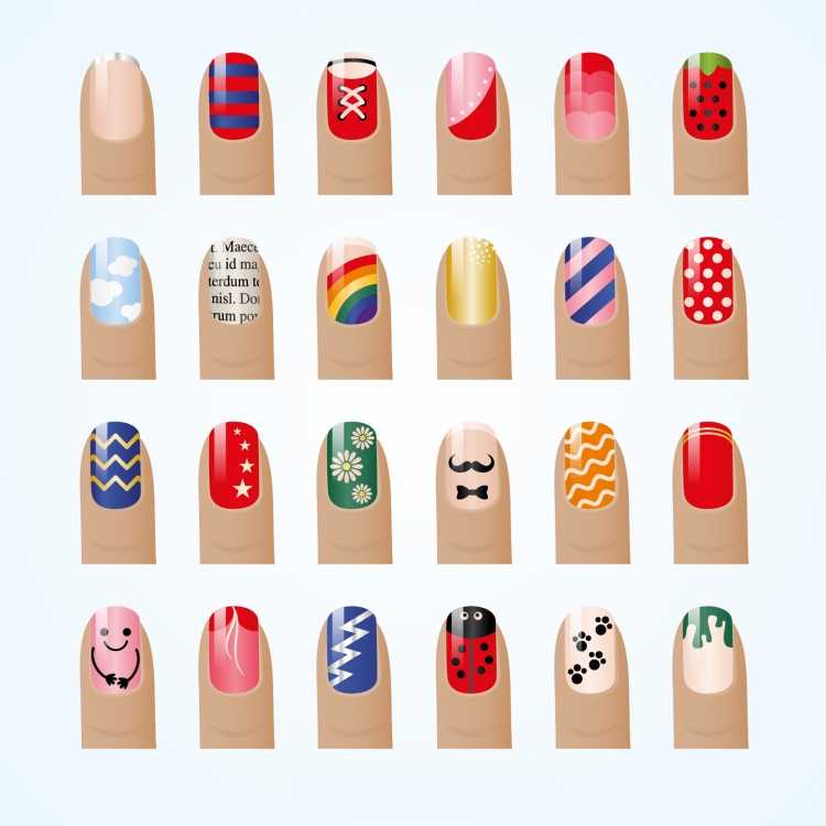 Ногти для срисовки