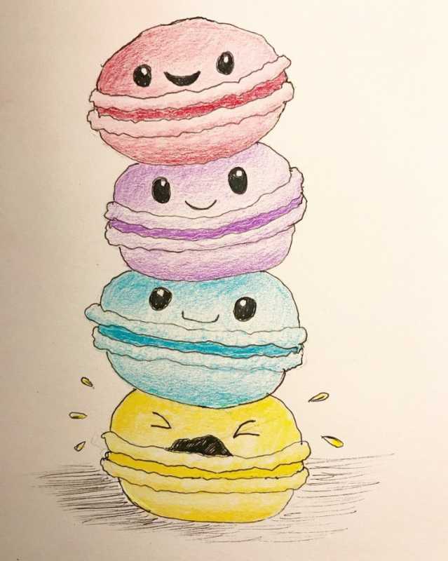 Макаруны мультяшные