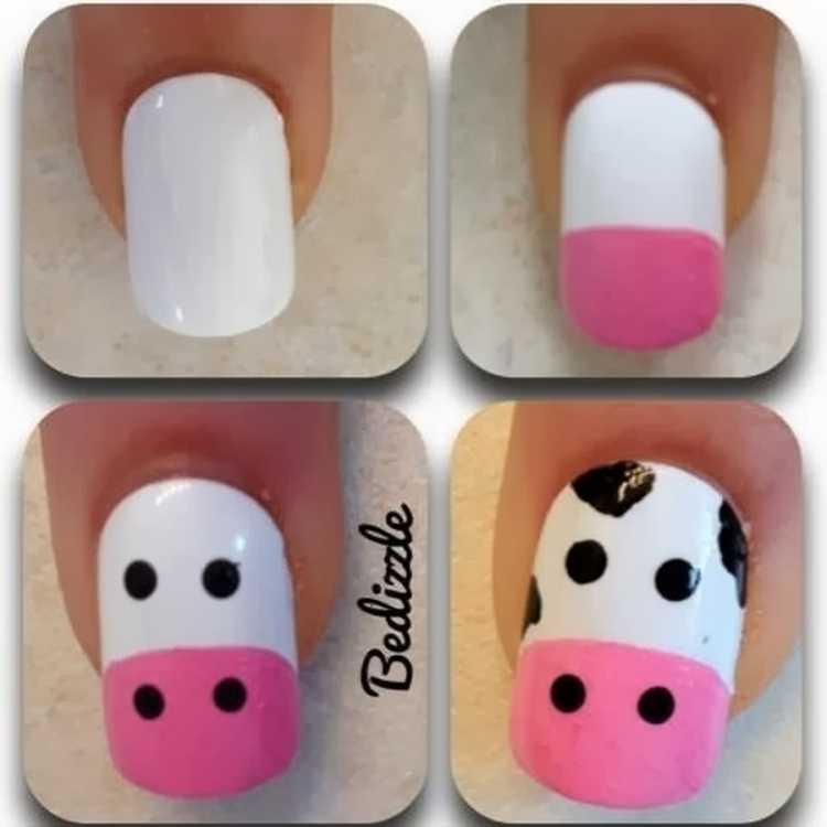 Ногти легкие и красивые детские