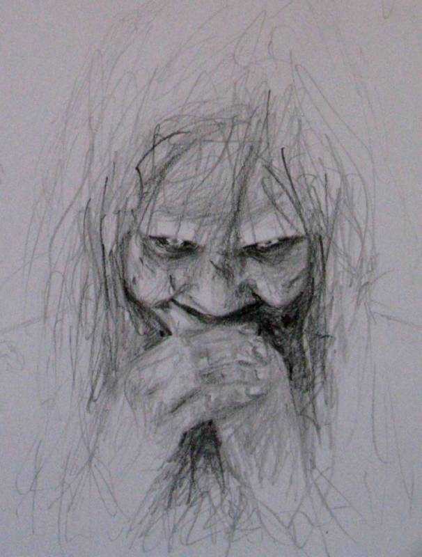 Страшные картинки для срисовки