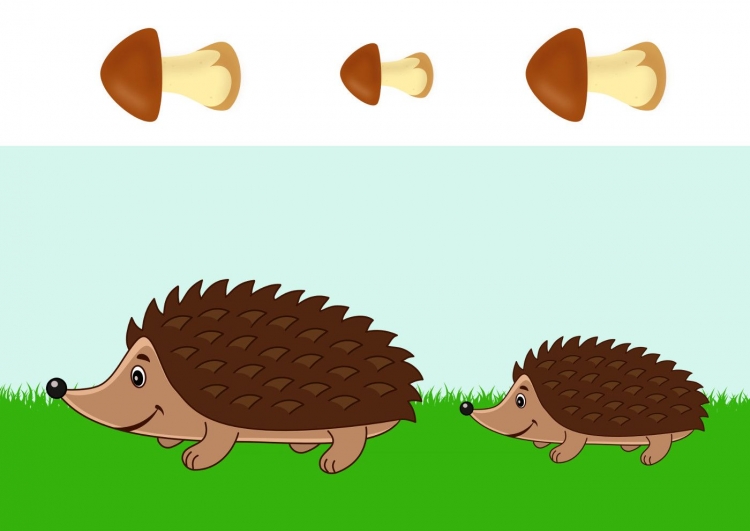 Рисование для малышей Ёжик