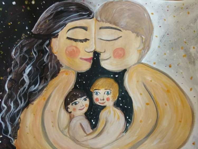 Рисование моя семья