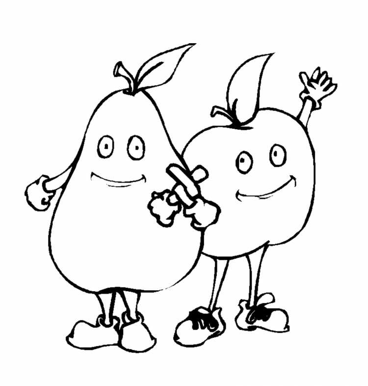 Несложный рисунок правильное питание