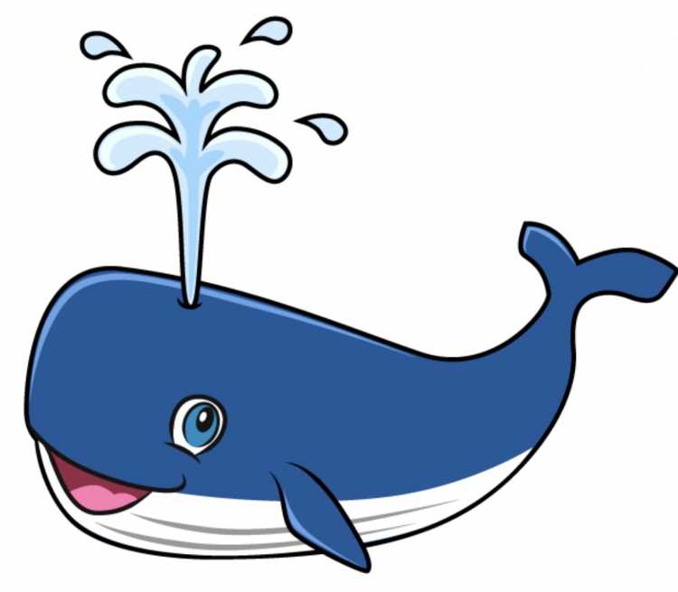 Кит мультяшное