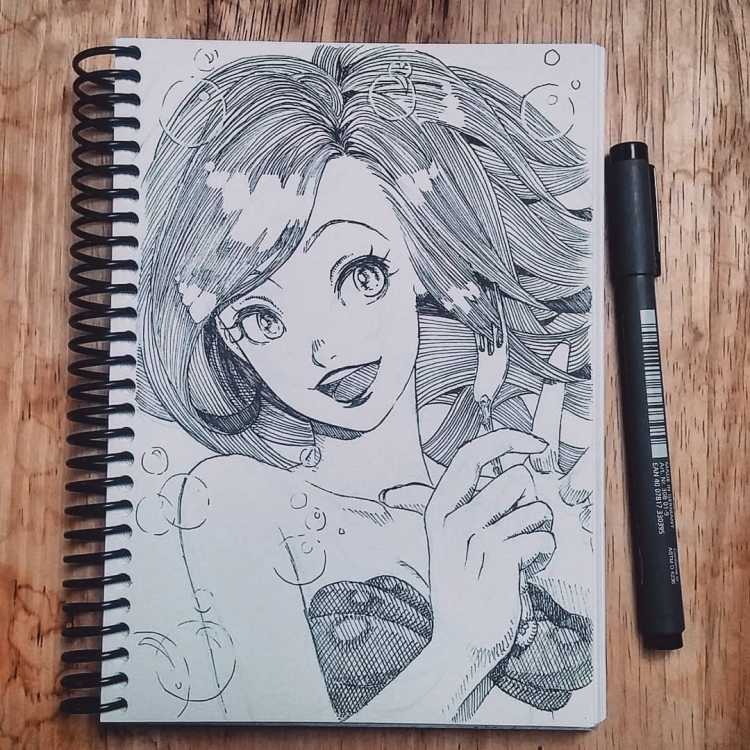 Ариэль скетчбук