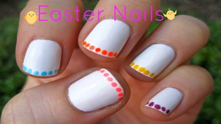 Ногти легкие и красивые детские