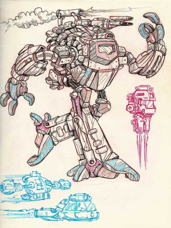 Рисунок на тему робот