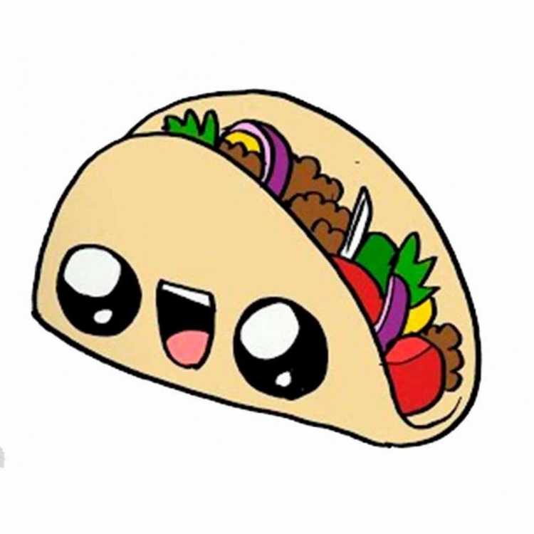 Няшные рисунки еды