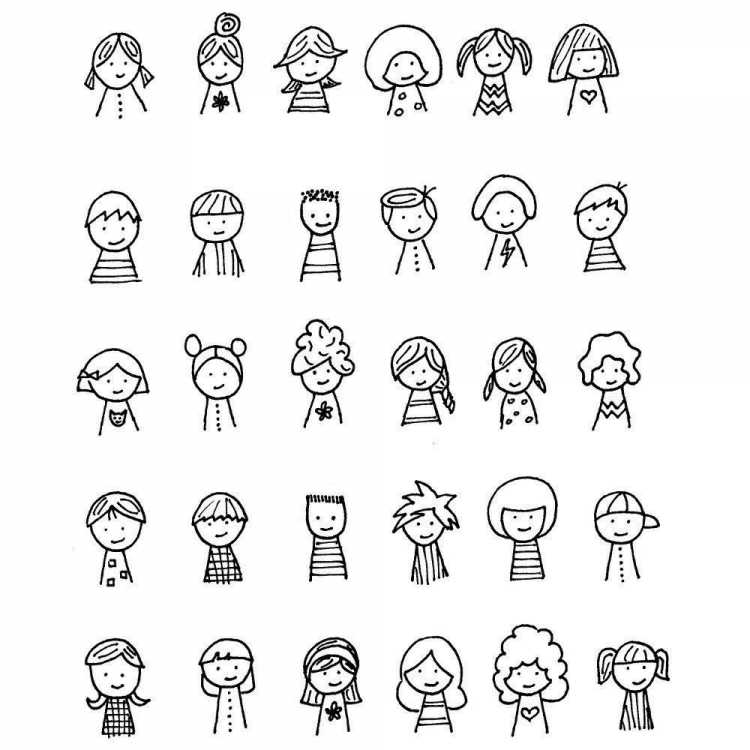 Маленькие сердечки раскраска