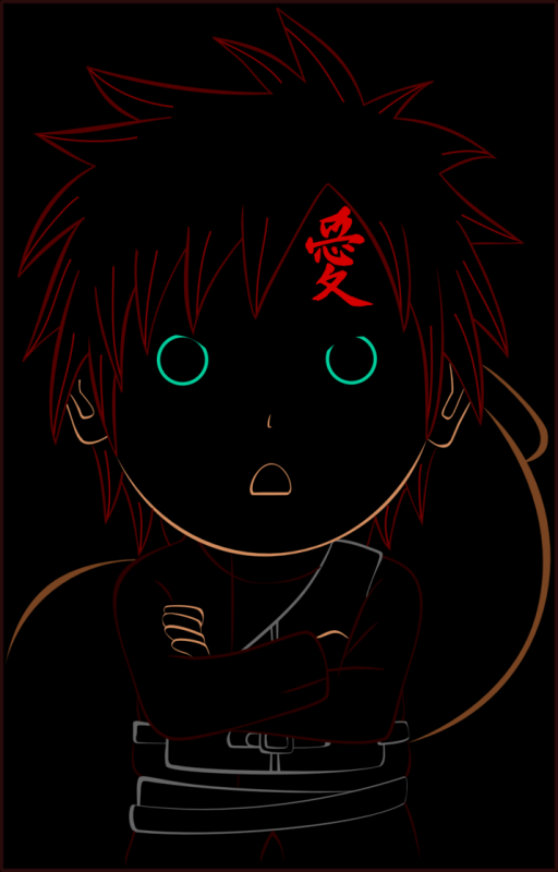 Удзумаки Наруто карандашом