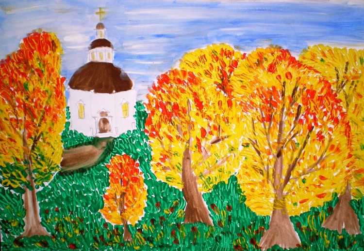 Разные рисунки на тему осень