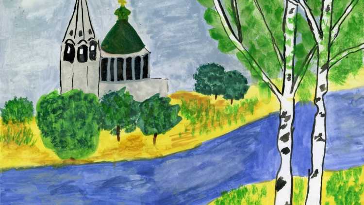 Рисунки на тему Россия Родина моя в детском саду